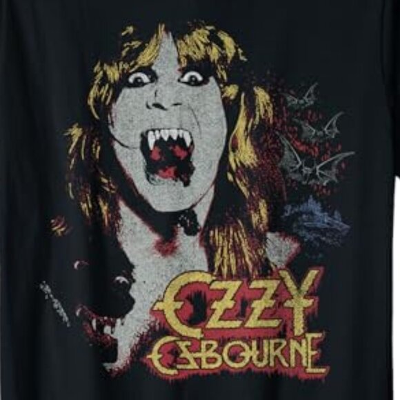 Ozzy Osbourne Speak Of The Devil Vintage T-Shirt | Retro Rock Graphic Tee 80s 90 - Picture 2 of 5